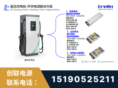 尚志-直流充电桩-开关电源解决方案